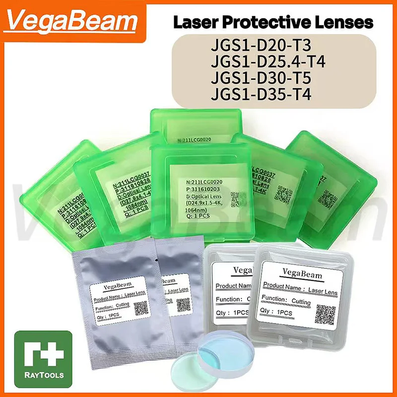 

Laser Protective Windows Lens 18x2/22.35x4/25.4x4/30x5/34x5 37x7 For Raytools Boci Precitec WSX Laser Cutting Machine clean Lens