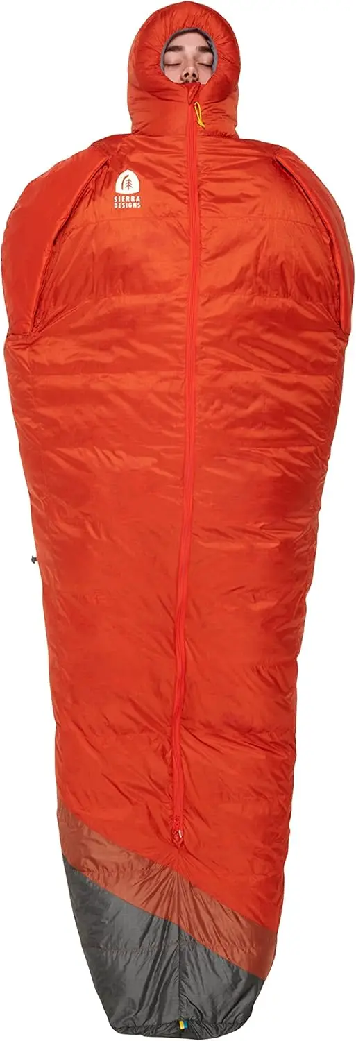 15 Degree Sleeping Bag for Backpacking or Camping. Lightweight, Comfortable and Warm Down Sleeping