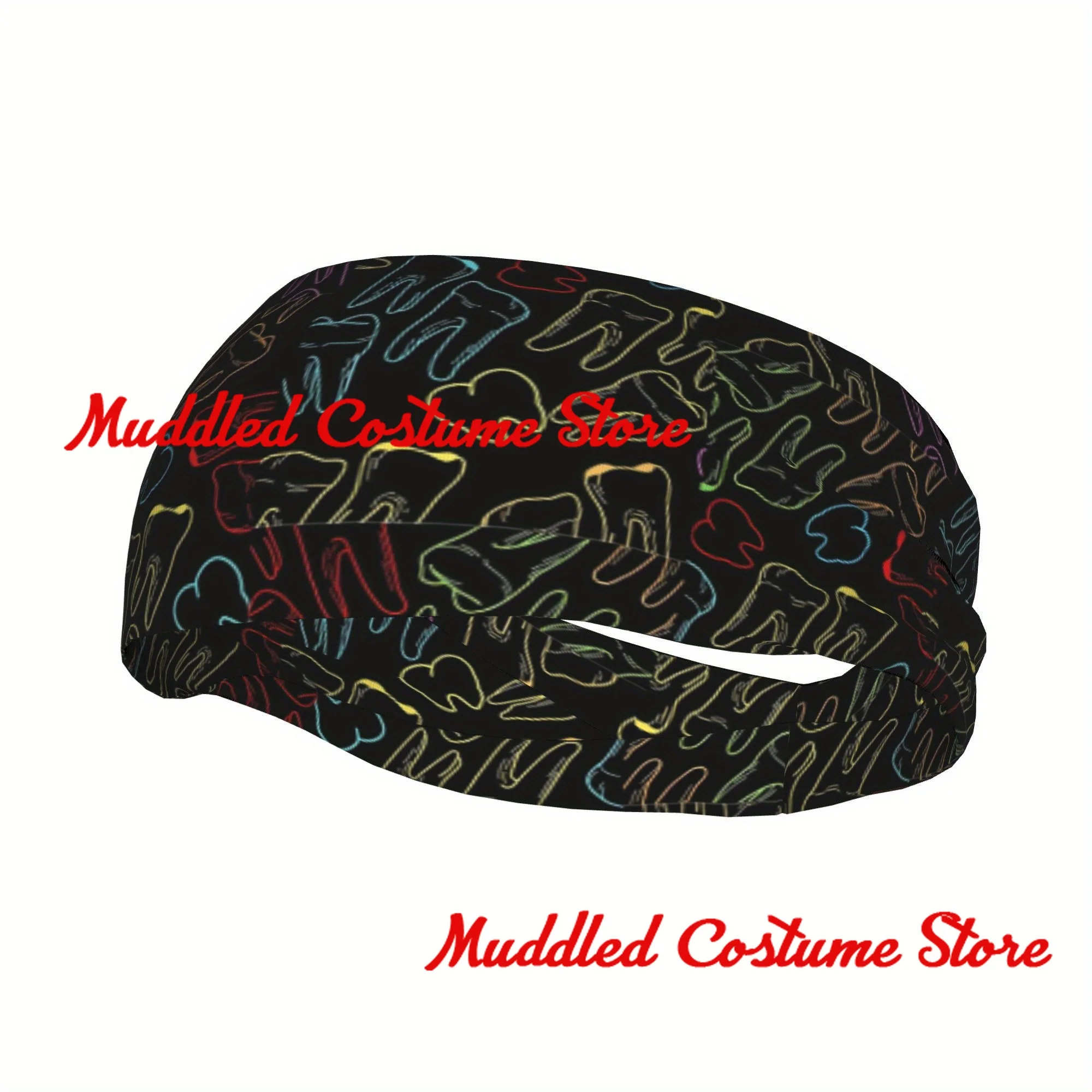 

Зубная повязка на голову для занятий спортом, йогой, фитнесом, эластичная повязка на повязку для волос, эластичная повязка на голову