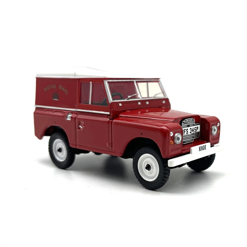 1:43 Scale Diecast Alloy Land Rover Royal Mail Off-road Vehicle Car Model Classics Toy Adult Collectible Gift Souvenir Display