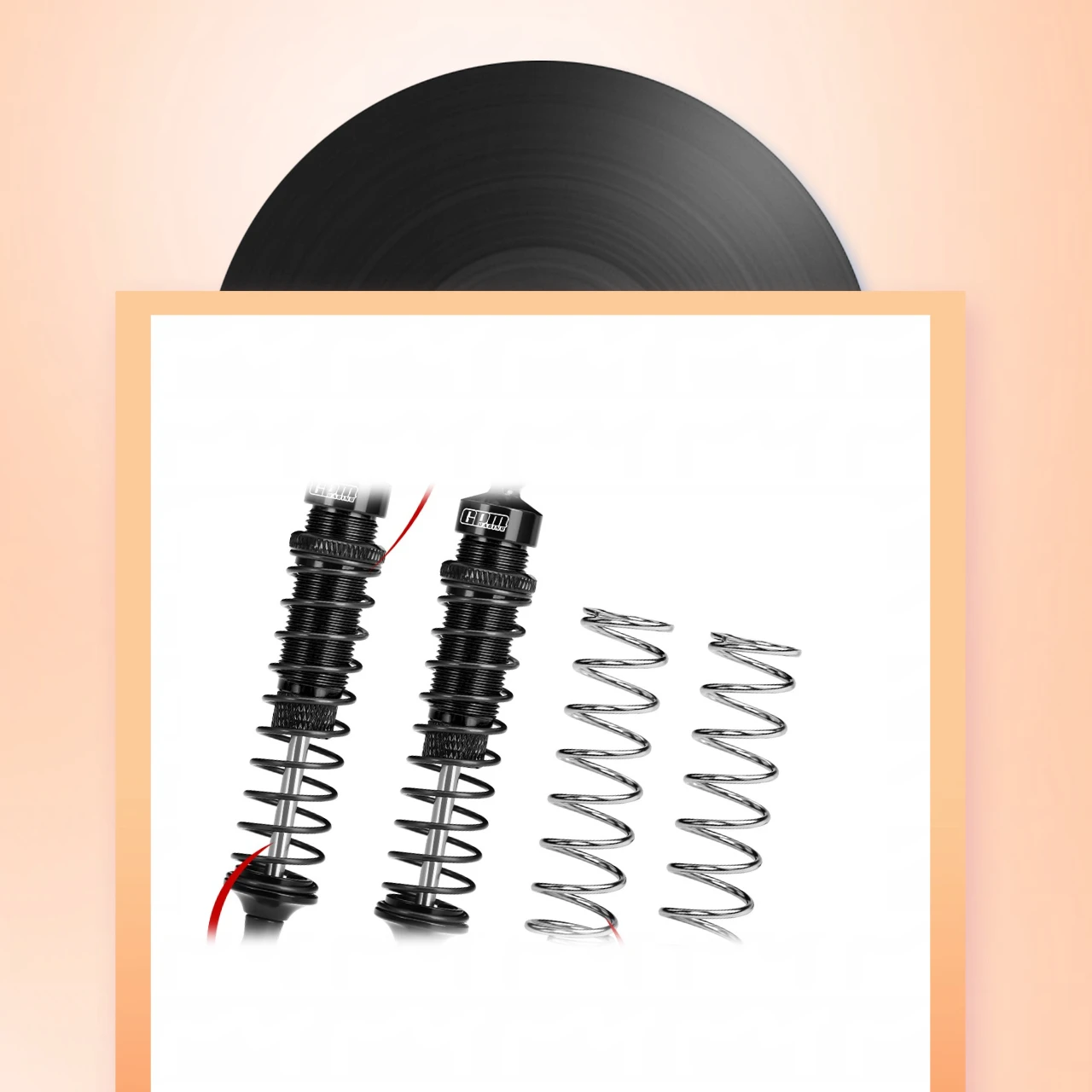 GPM Alloy Rear Adjustable Spring Shock Absorber 95MM For TAMIYA 1/10 DT-04 RC Fighter Nxgen