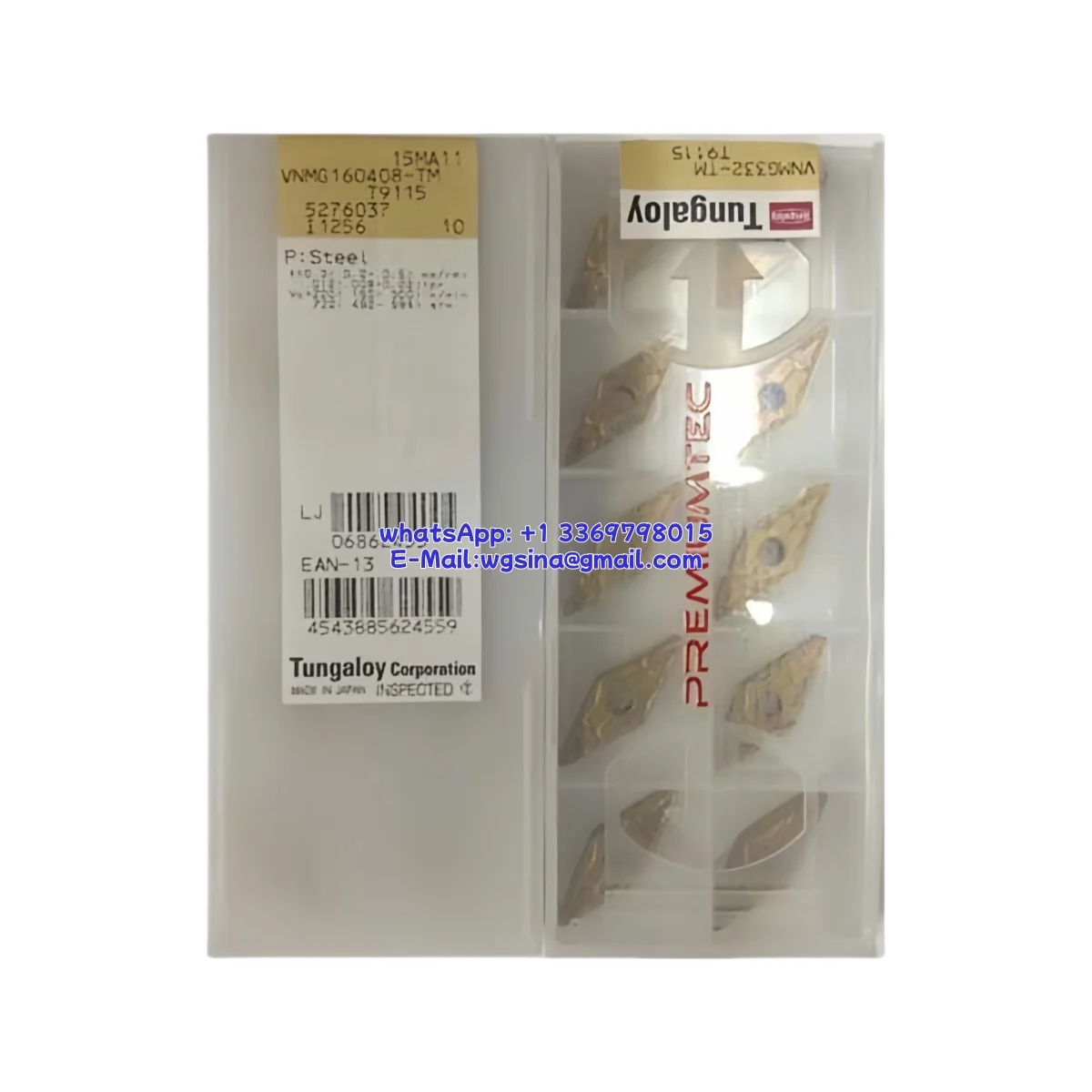 

100% Original WNMG WMG08 WNMG0804 04 -TM T9115(F) Turning Inserts