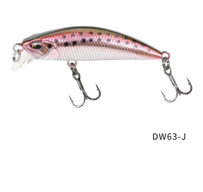 TSURINOYA 4PCS DW63 Sinking Minnow Mini Harde Lokken 50S 50mm 5g Kleine Kunstmatige Vissen Lokken wobblers Crankbait Forel Aas