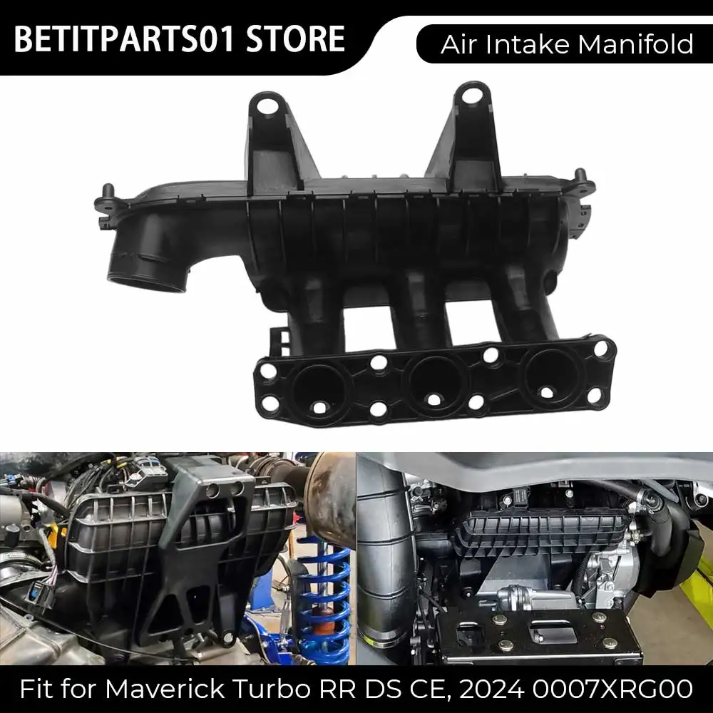 1 Air Intake Manifold PA-Plastic Car UTV Accessories Black For Can-Am Maverick X3 195 and X3 200 2017-2024 #420867347/420867345
