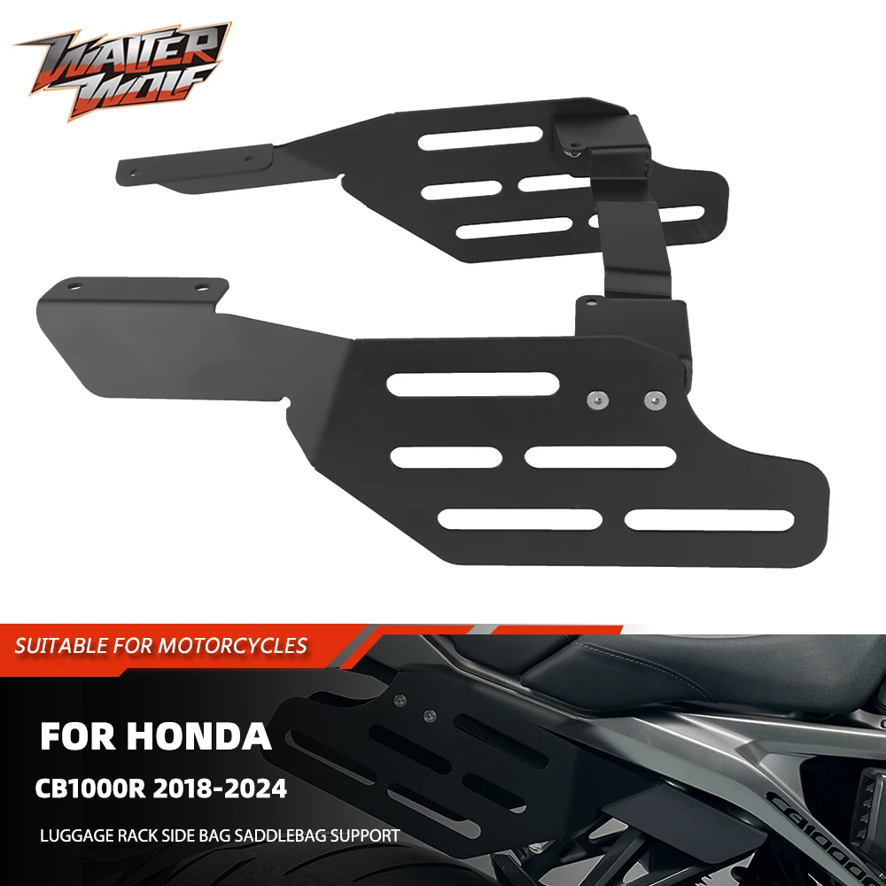 2024 Luggage Rack Side Bag Saddlebag Support For Honda CB1000R CB 1000R Mounting  Bracket Sidebox Motorcycle accessories CB1000