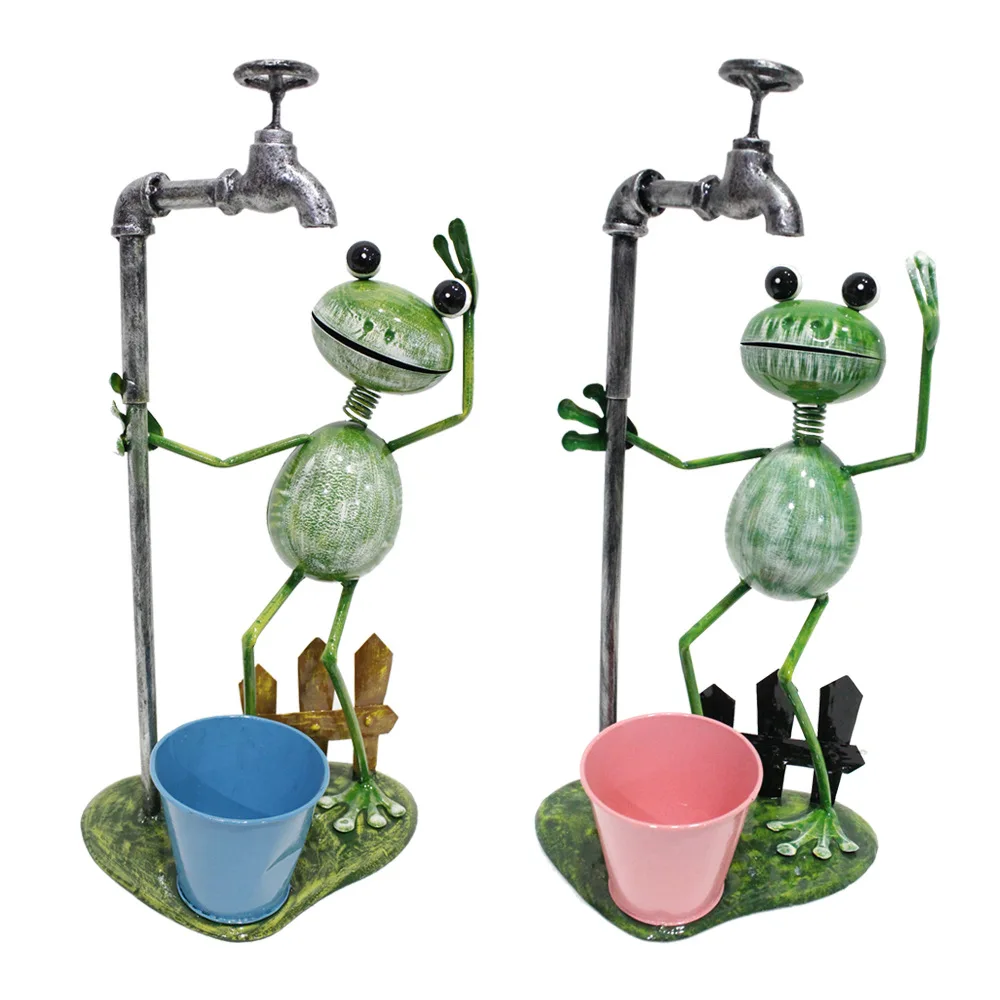 

Creative wrought iron frog wrought iron home decoration living room TV cabinet