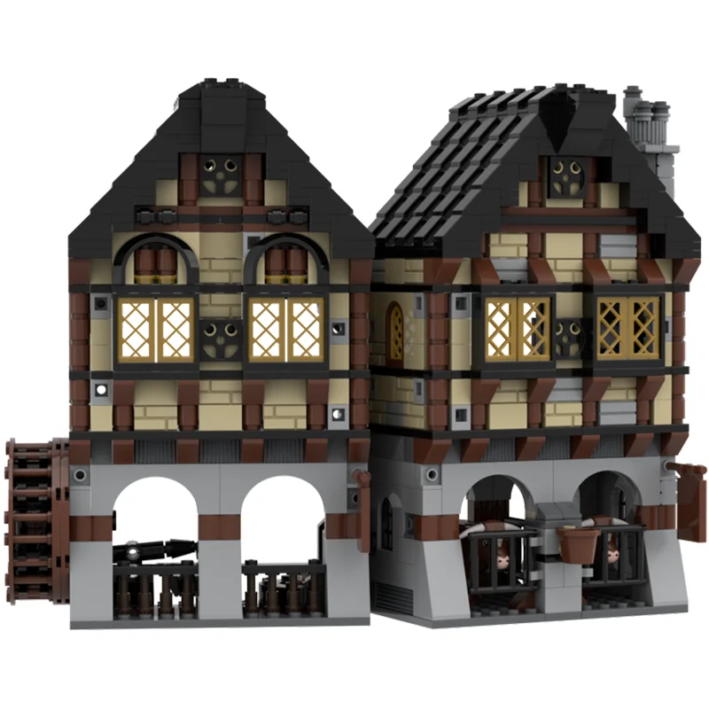 2113pcs MOC Remake Castleed Model Building blocks Architecture Assemble DIY Christmas gifts Education Brick Kids toy Birthday