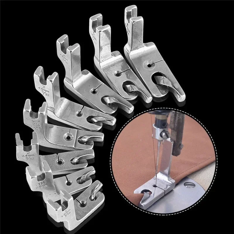 Industrial Single-needle Domestic Sewing Machine Accessories Presser Foot Kit Hem Foot Spare Rolled Hem Foot Sew Accessories