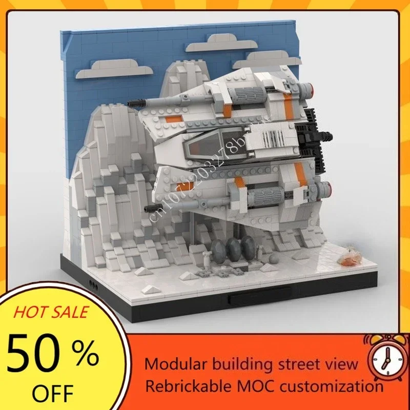 

1796PCS Modular Display Series Space War Weapon MOC SpaceShip Battle Model Building Blocks DIY Education Assembly Model Toy Gift