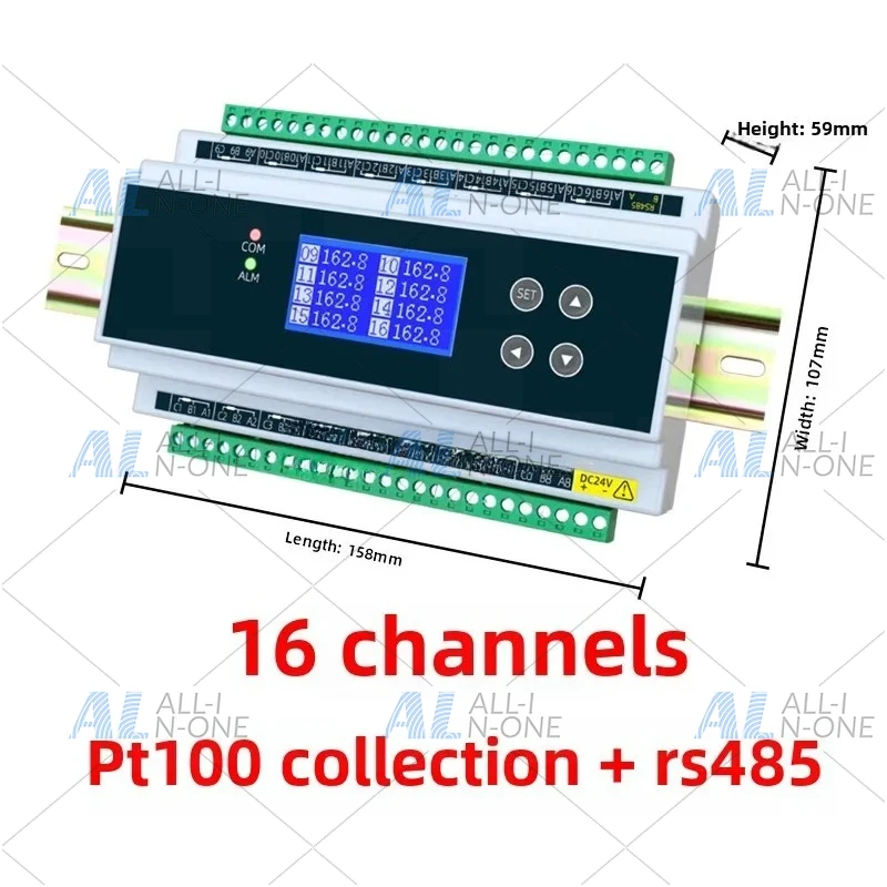 Temperature Collector 8-16 Channel Multi-channel Thermal Resistance for Communication Temperature Acquisition Module