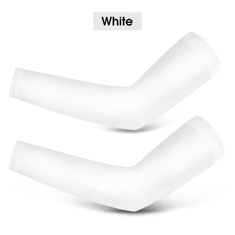 Mangas de braço em tecido gelado de ajuste confortável – Proteção UV, capas longas respiráveis de secagem rápida para corrida, ciclismo e esportes ao ar livre