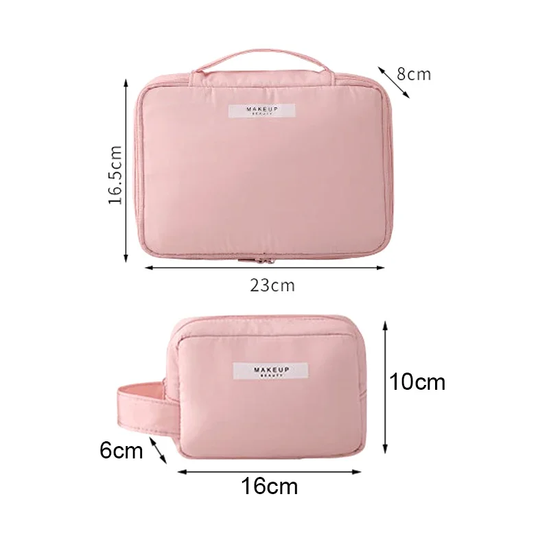 Makeup Bag for Women Toiletries Organizer Waterproof Travel Make Up Storage Pouch Female Large Capacity Portable Cosmetic Case