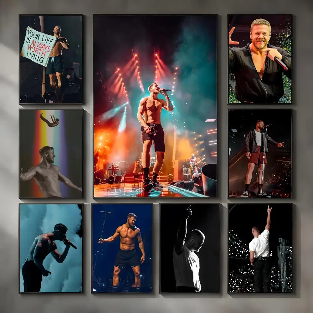 Pop Singer Dan Reynolds Poster Modern Interior Wall Decor & Trendy Home Highlights