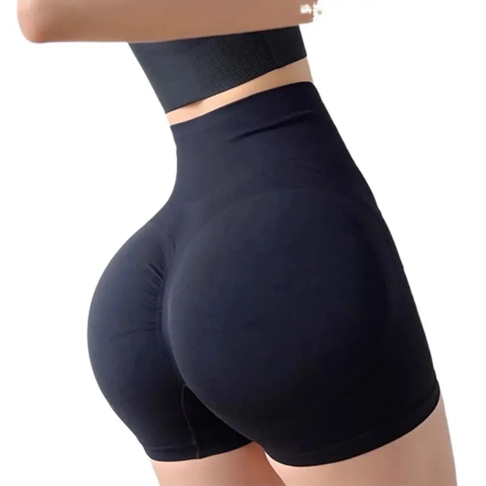Comfortable Slim Fit Women Yoga Shorts Lift Butt High Waist Women's Sportswear Breathable Seamless Fitness Leggings Gym