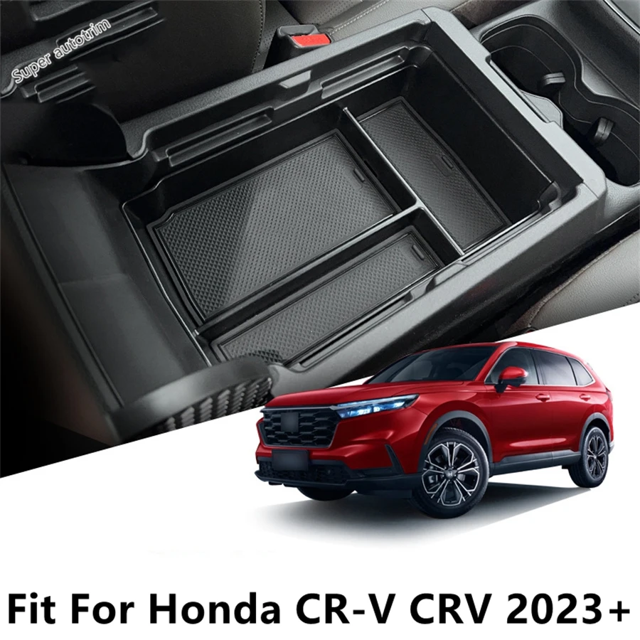 

Car Central Console Armrest Storage Box Phone Holder Organizer Holder Tray Accessories Interior Fit For Honda CR-V CRV 2023 2024