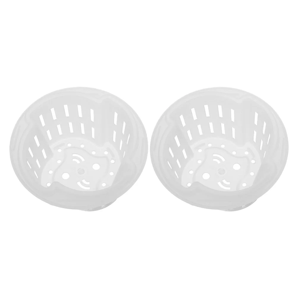 

2 Pcs Hydroponic Vegetable Equipment Frame Plastic Pot Root Control Mesh Garden Slotted Net Pots for Home Office