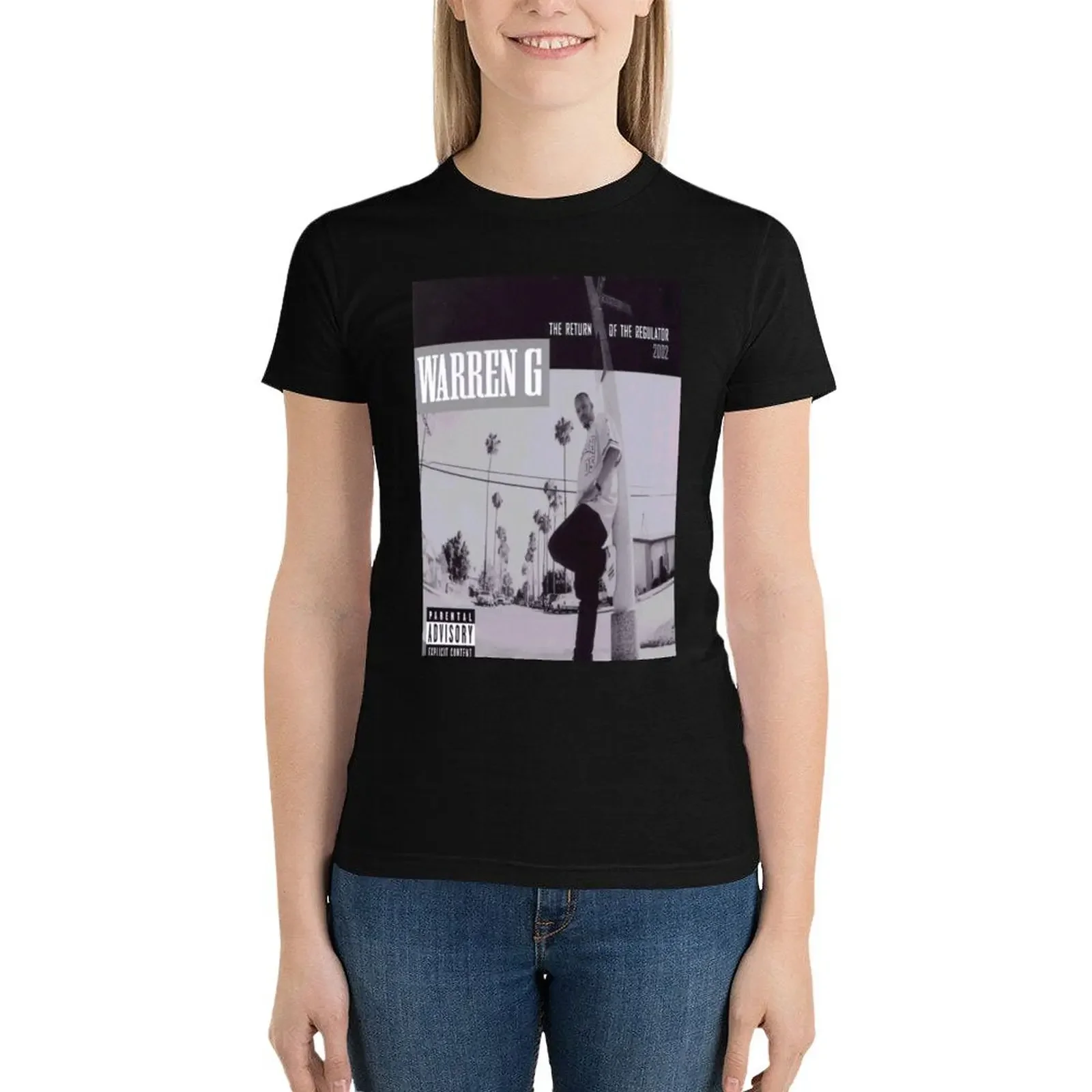 

Warren G 'Return of the Regulator' Design T-Shirt hippie clothes shirts graphic tees Women's tops
