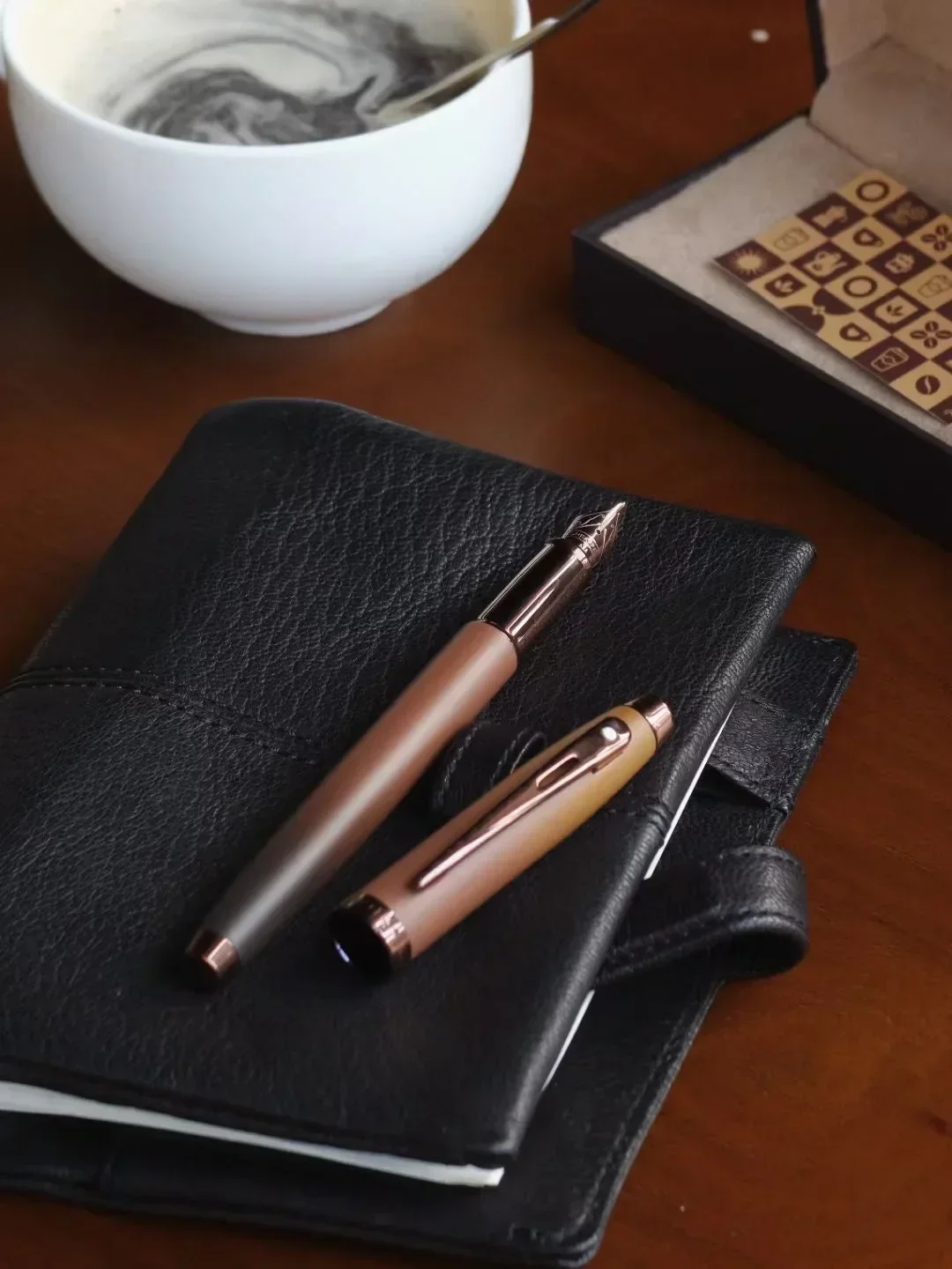 Hot Hot Sheaffer 2024 Limited Edition 100 Series Coffee Gradient Color Fountain Pen Signature Pen Ball Pen Business Gift Writing