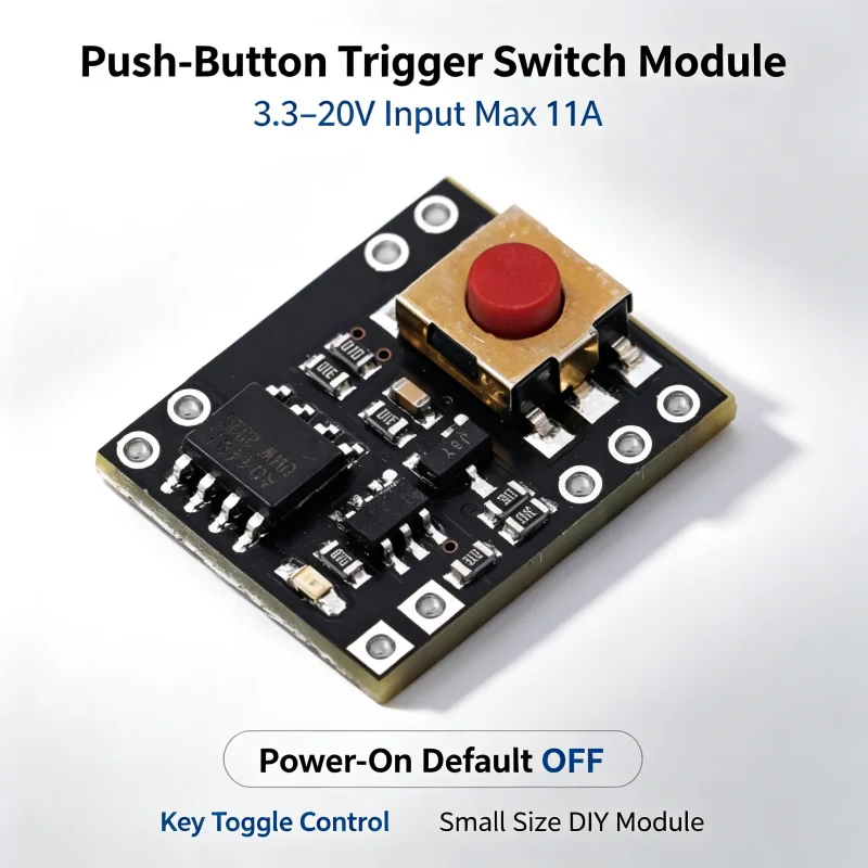 1pcs/lot Switch module power supply switch power button module one key load on/off replaces mechanical