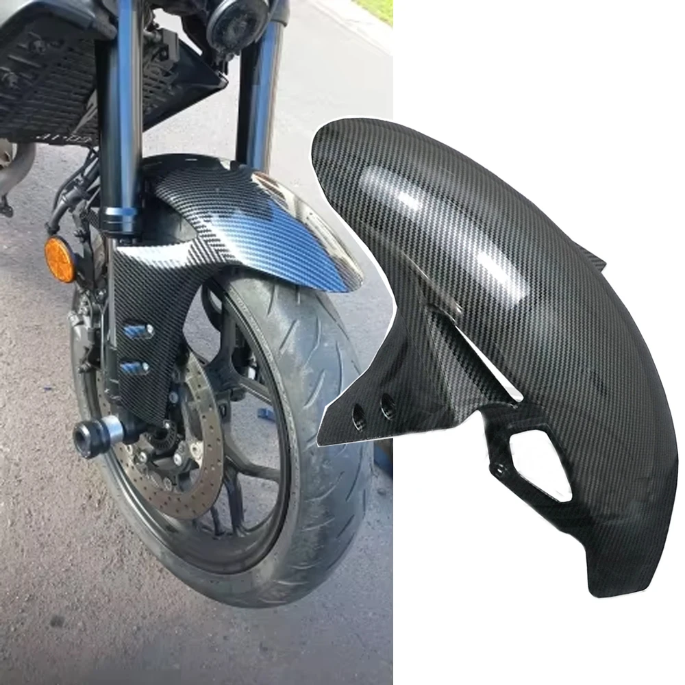 

For Yamaha YZF R25 MT03 MT25 2019 2020 2021 2022 2023 R3 Front Fender Mudguard Splash Guard Fairing Motorcycle Parts Carbon ABS