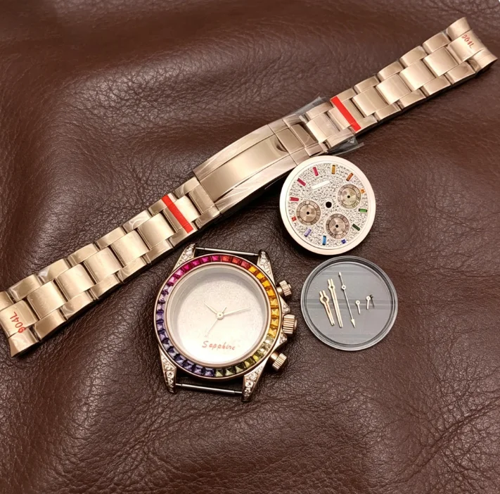 cassa-in-oro-rosa-da-40-mm-per-movimento-vk63-vetro-zaffiro-su-bracciale-in-acciaio-inossidabile-accessori-per-cassa-di-orologi-da-uomo