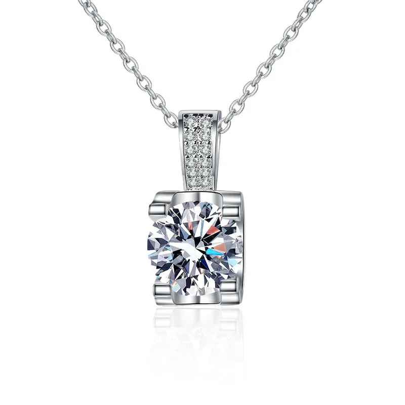 925 Silver 5A Zircon Pendant Necklace 6