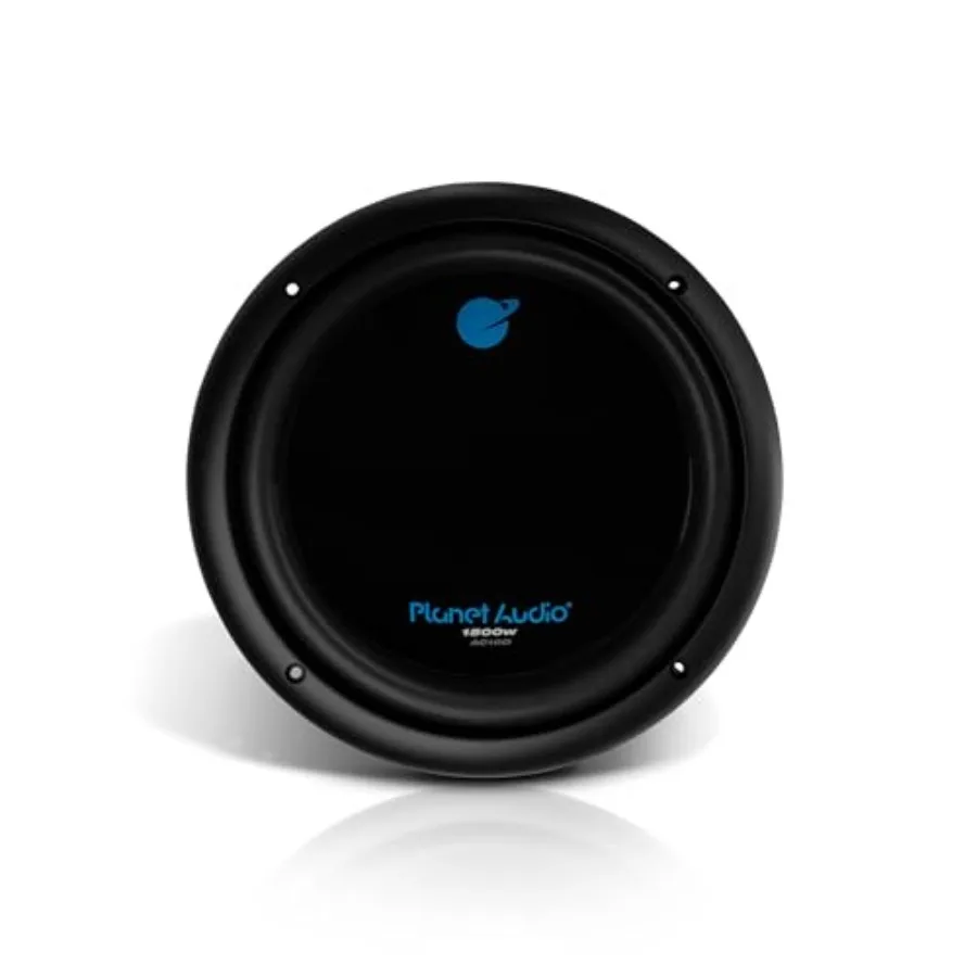 

Car subwoofer for audio systems, polypropylene cone, black, 1500W max power handling