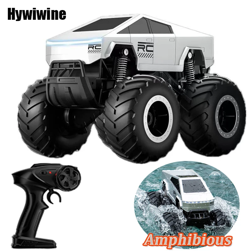 RC Car Amphibious Remote Control Cars Pickup Racing RC Truck Off-Road Big Wheel High Speed Electric Vehicle Toys For Kids Gift