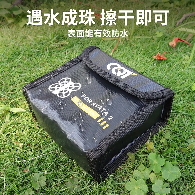 حقيبة مقاومة للانفجار لـ DJI Avata 2 ، من خلال بطارية الماكينة ، السلامة من الحرائق ، الحماية من مثبطات اللهب ، حقيبة التخزين