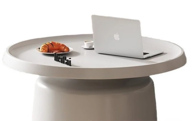 

Высококачественный креативный журнальный столик для маленькой квартиры, скандинавский светильник для гостиной, роскошный современный простой круглый прикроватный столик ваби-песочного ветра