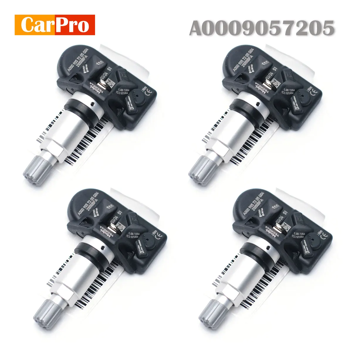

A0009057205 Tyre Pressure Sensor for Mercedes A Class 2018-2024,CLA Class 2019-2024,Sprinter 2018-2024 433MHz