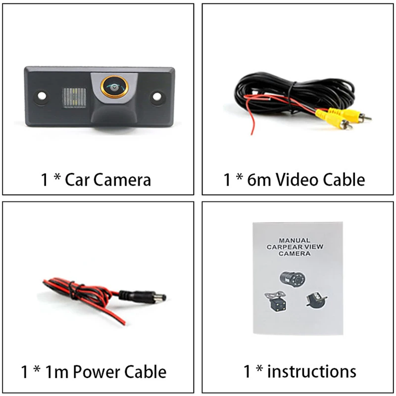 AHD NTSC Car Rear View Reverse Camera For Volkswagen Touareg Tiguan Passat B5 Polo Sedan Wide Angle Waterproof Backup Camera