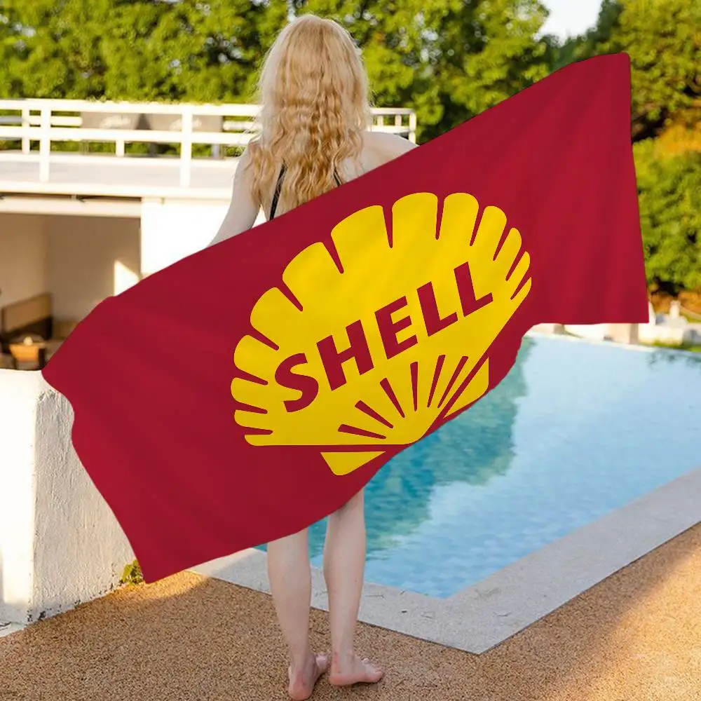 S-ShellS Microfiber Printed Beach Towel Mountain Climbing Yoga Beach Swimming Running Absorbent Soft Towel