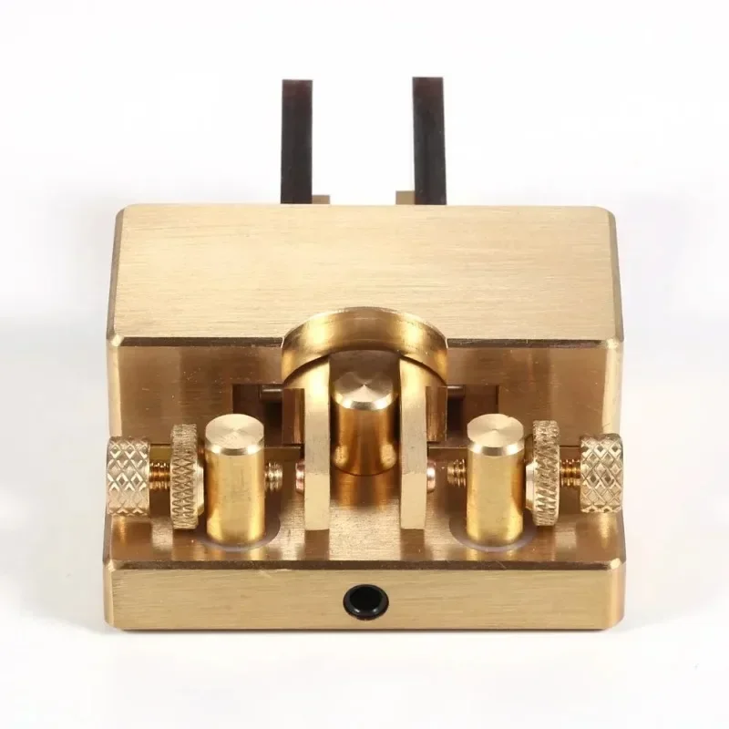 JCY 56 مفتاح التلغراف النحاسي مفتاح تلقائي ثنائي المجداف المغناطيسي CW مفتاح مورس مفتاح راديو لحم الخنزير #3