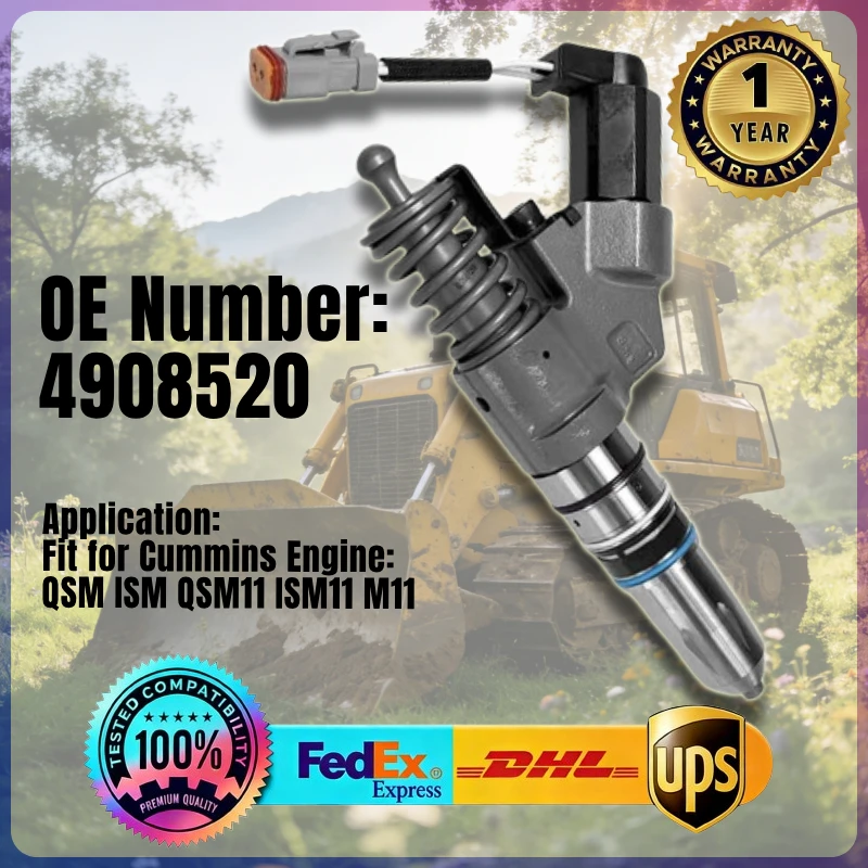 High Quality Fuel Injector 4908520 for Cummins QSM ISM QSM11 ISM11 M11 Diesel Enigne
