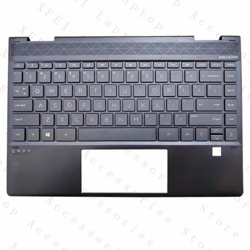 

F Palmrest for HP ENVY X360 13-AR TPN-W141 Keyboard Yellow-brown US