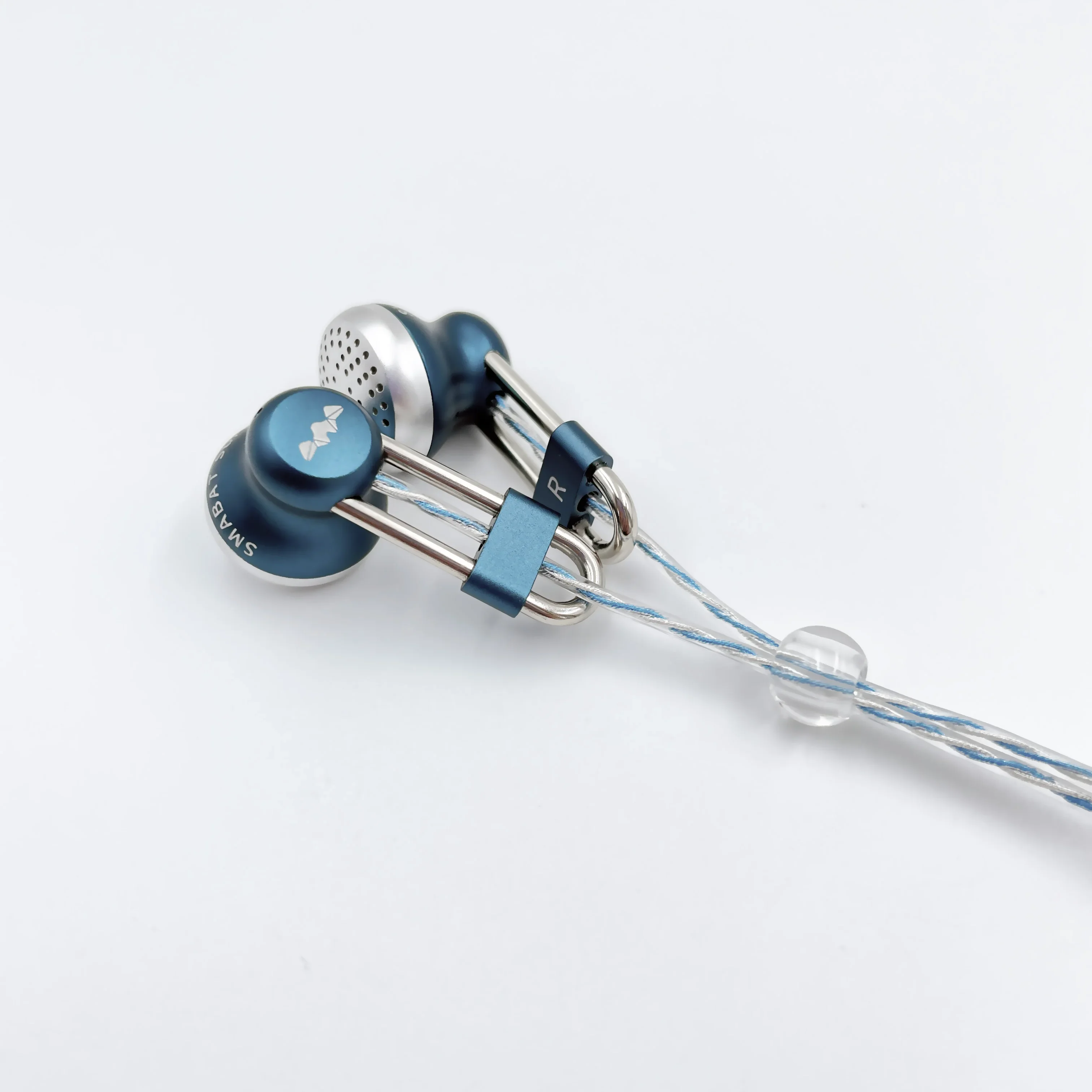 Smabat Super Blue Flagship in-ear Headphones High Sound Quality Labyrinth Acoustic Structure Wired Hifi Music