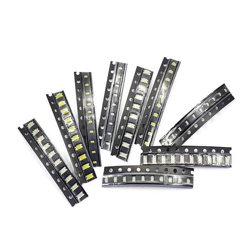 100pcs SMD LED Red Yellow Green White Blue light emitting diode Clear LED Light Diode 0402 0603 0805 1206 3528 1210 5050 5730