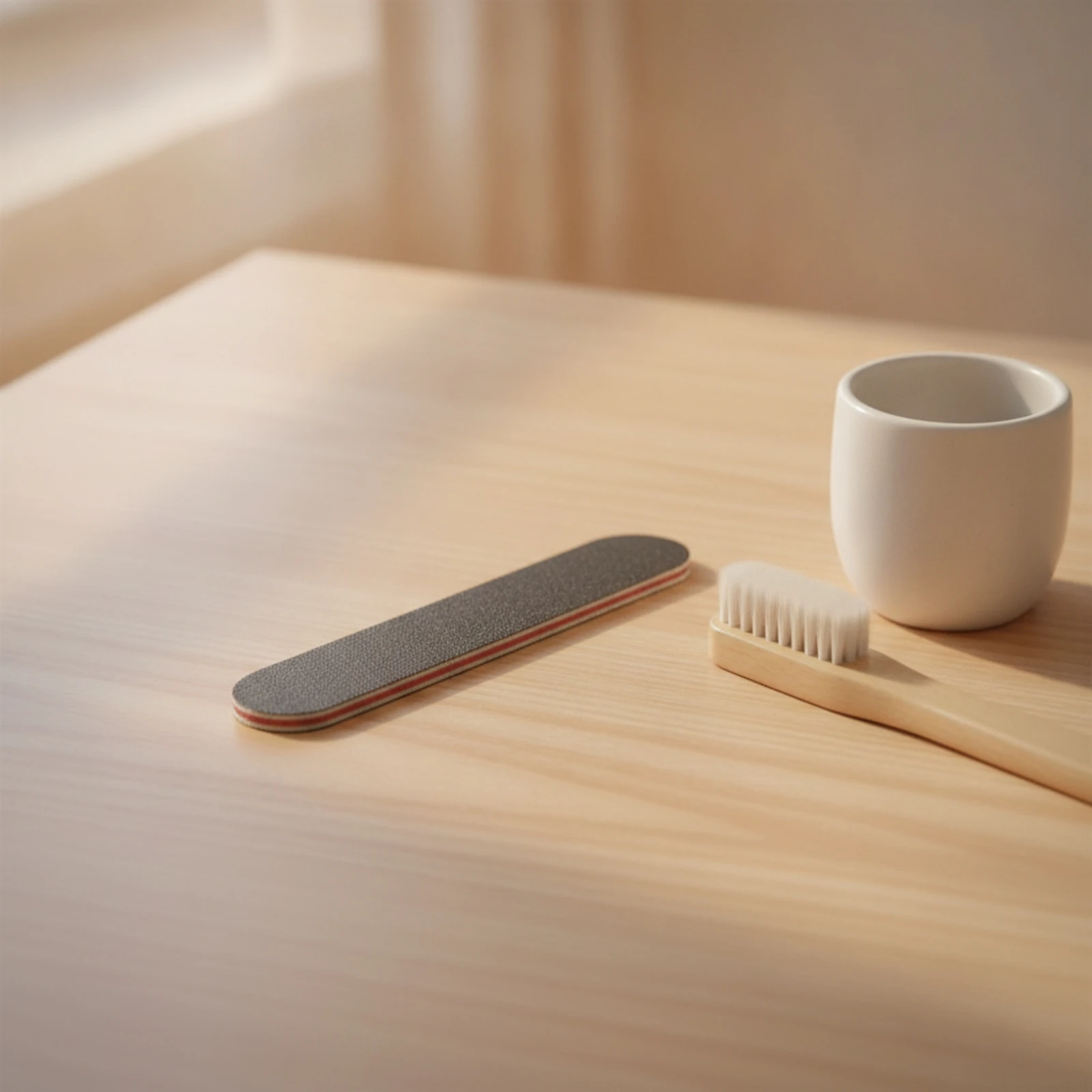 Nail File with 100/180 Grit Cost-Effective Nail File with Dual Grit Sides Emery Board Lightweight Manicure Tool Coarse