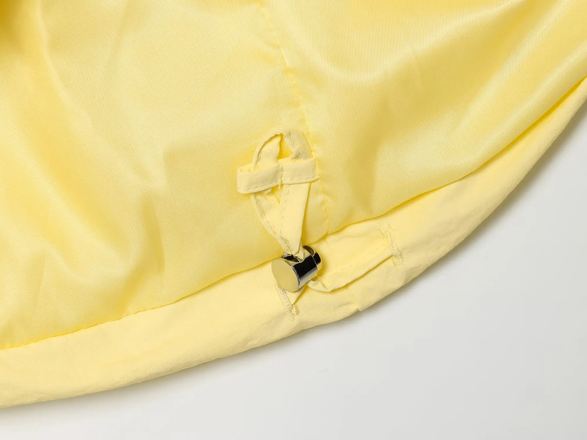 TFMLN Modische Damen-Kapuzenjacke mit Reißverschluss, lässig, Oversize, langärmlig, mit Kordelzug, geraffte Mäntel, Frühling, neu, Schnürmäntel für Damen – Detail 9