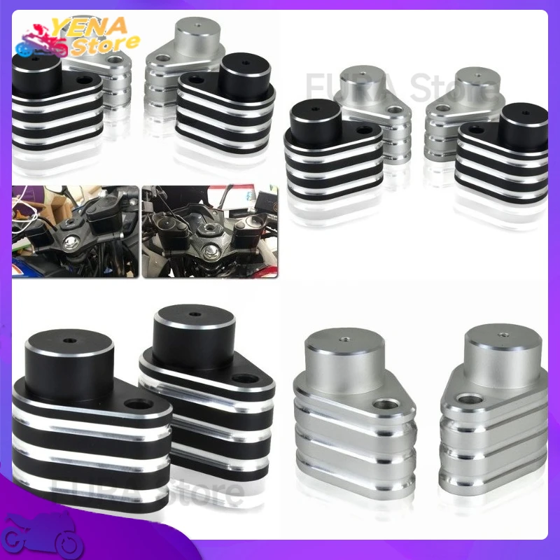 

Motorcycle Handlebar Riser Kit for Suzuki GSX250R Aluminum Handle Bar Extender Universal Fit Adjustable Bike Modification