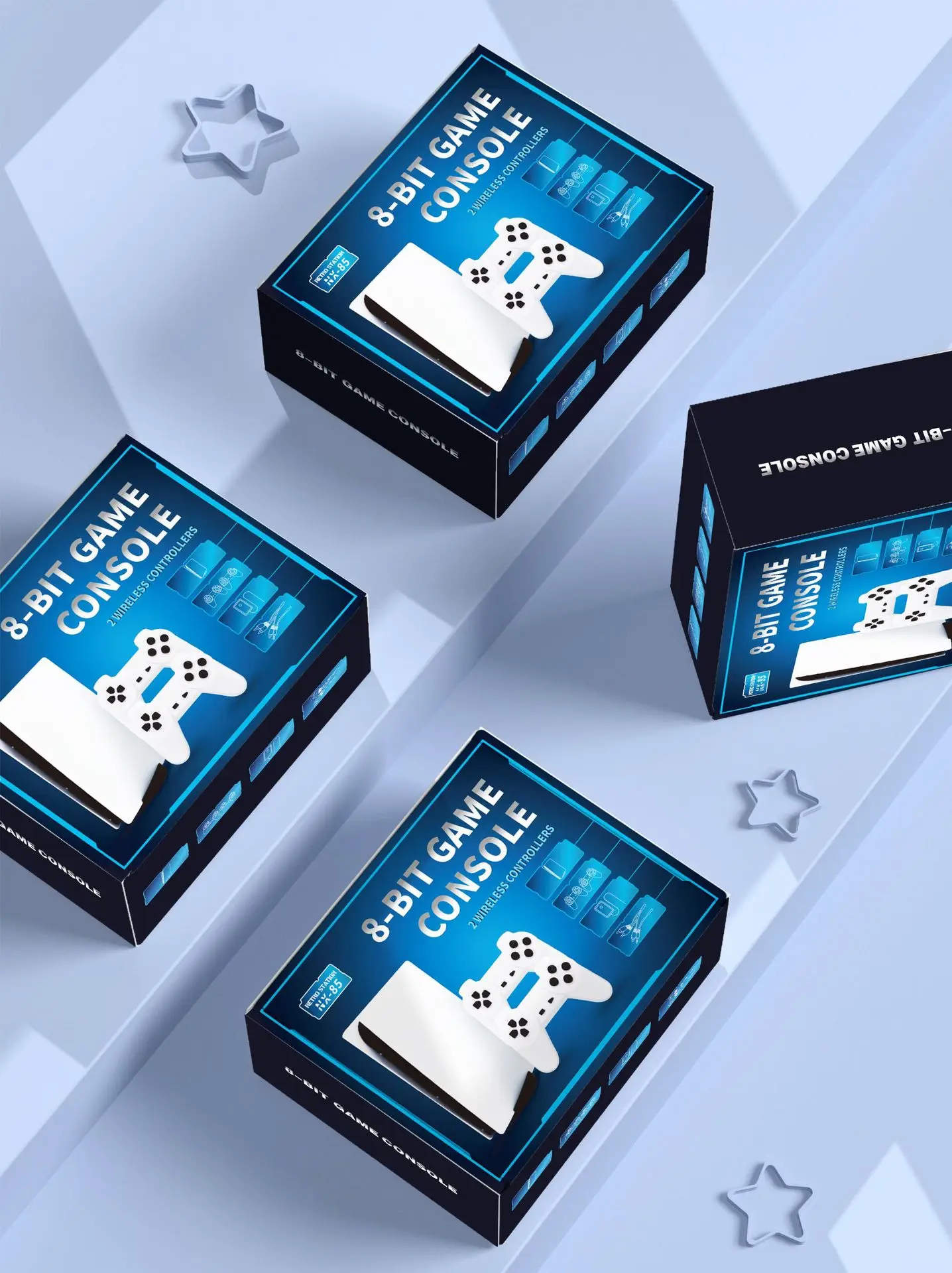 وحدة تحكم ألعاب تلفزيون 8 بت ريترو كونسول فيديو Juegos 1280 ألعاب كلاسيكية مدمجة محطة GS5 لوحة ألعاب محمولة لاسلكية مخرج AV #1