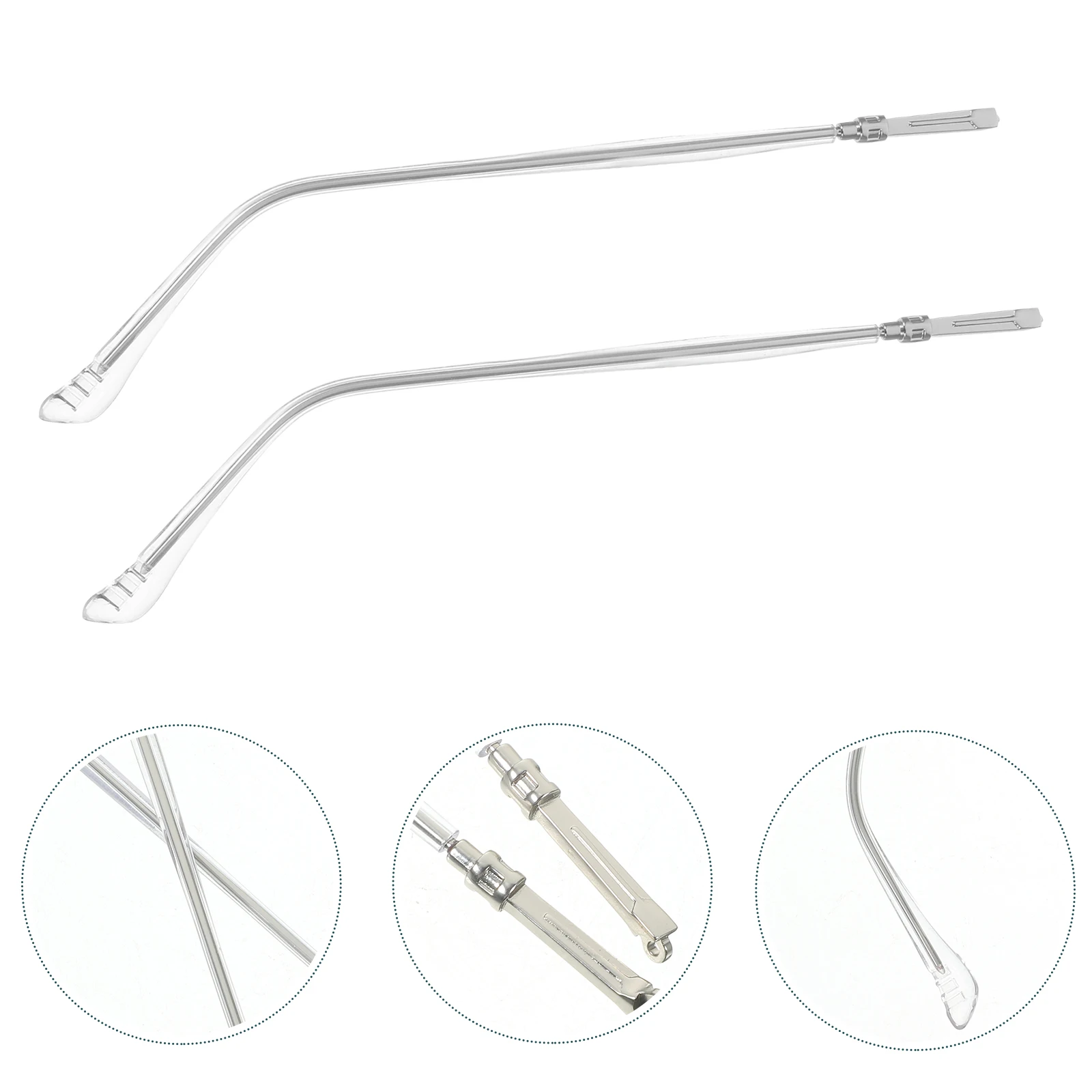 

1 Pair Metal Glasses Arm Replacement Legs Eyeglasses Temple Replacement Accessories Universal Sunglasses Frame Parts Easy