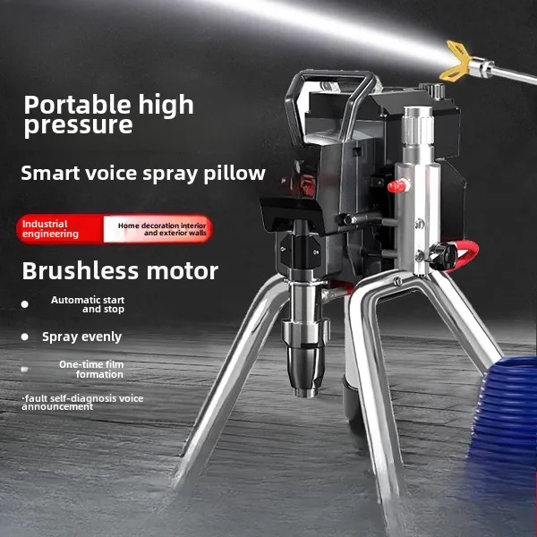 Plunger sprayer high pressure airless paint coating latex paint electric multi-function pneumatic sprayer