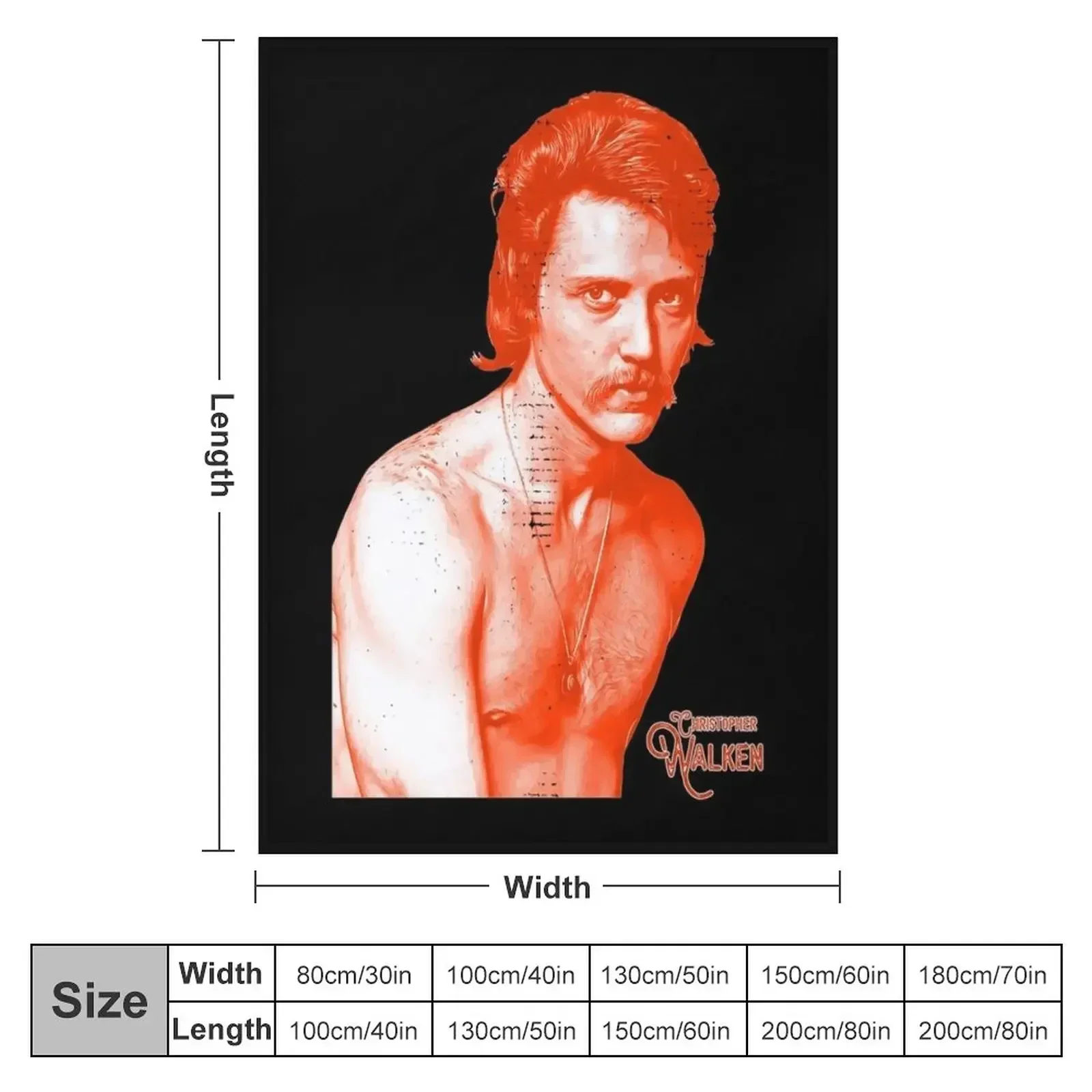 Needed Gifts Christopher Walken Cute Graphic Gift Throw Blanket Flannels bed plaid Heavy Thins Plush Travel Blankets