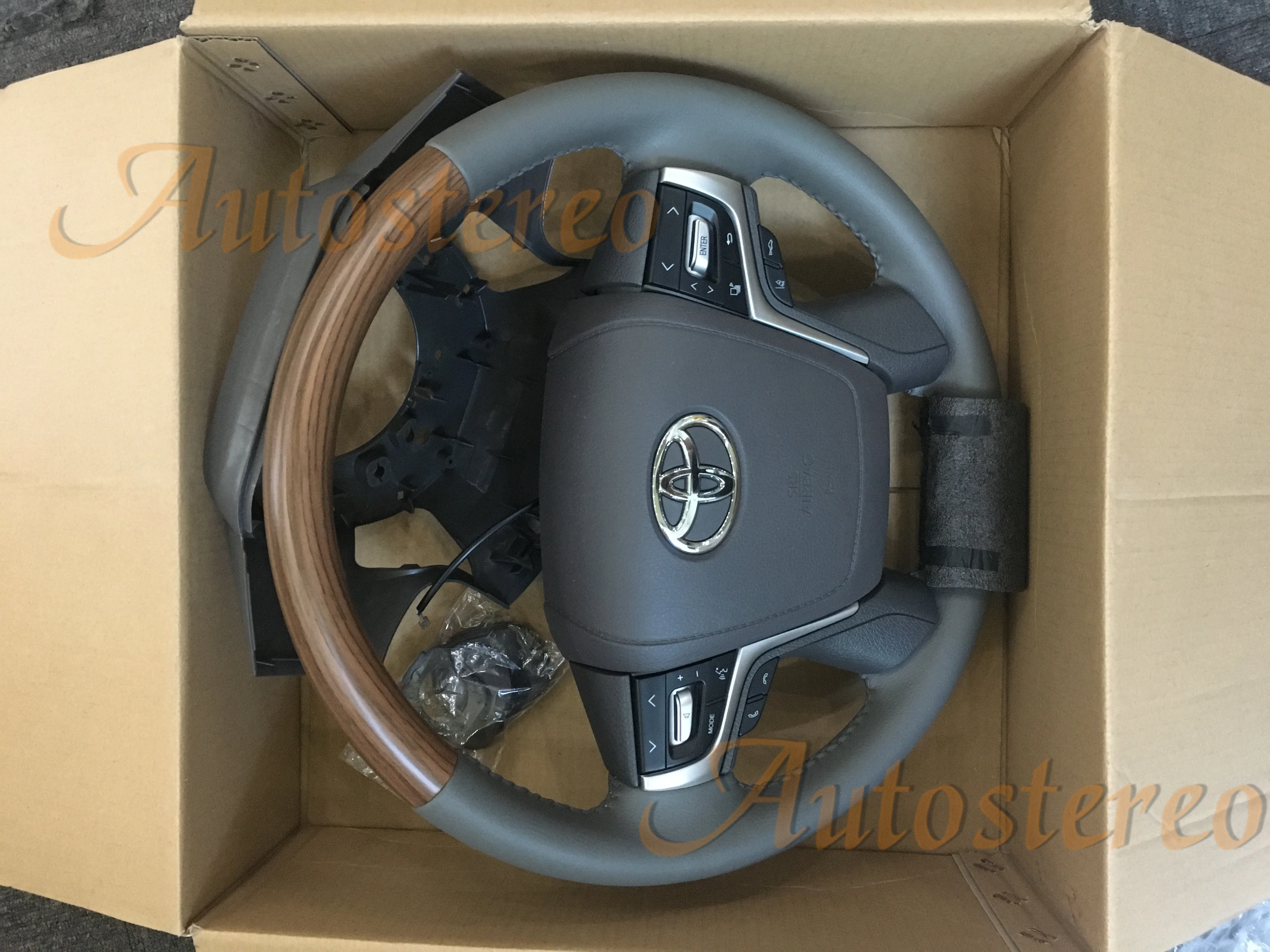 Car Style Steering Wheel For TOYOTA LAND CRUISER LC200 2008-2020 VX GX Size Prado 150 2010-20 Control Coupe Version Suitable SP