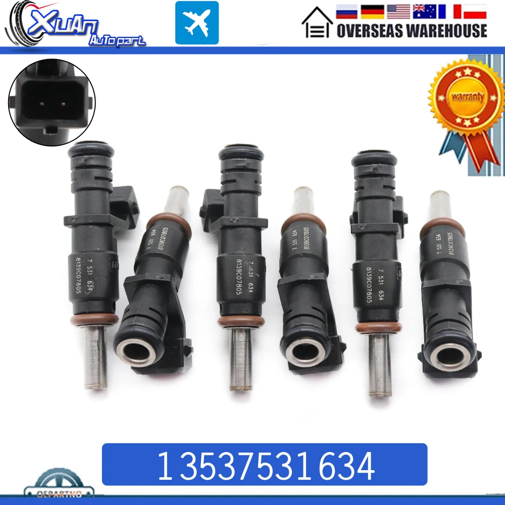 

13537531634 форсунки топлива для BMW 1 3 5 6 7 128i 325i 330i 328i 330i 525i 528i 530i X1 X3 X5 Z4 2,0 2,5 3.0L 7531634