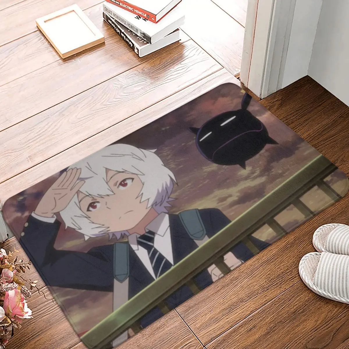 World Trigger Non-slip Doormat Kitchen Mat Pet Hallway Carpet Entrance Door Rug Home Decorative