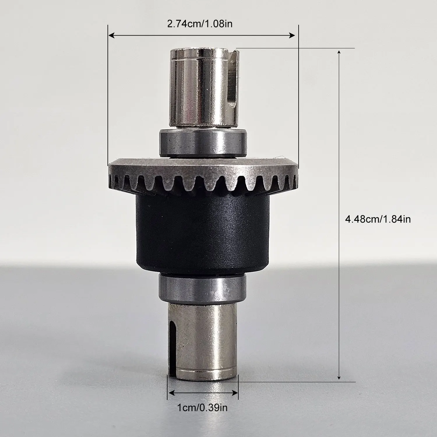 2Pcs Powder Metal Differential Upgrade Parts for Haiboxing 1/16 RC Car, Fit HBX 16889 16889A Pro RC Truck Reinforced Replacement