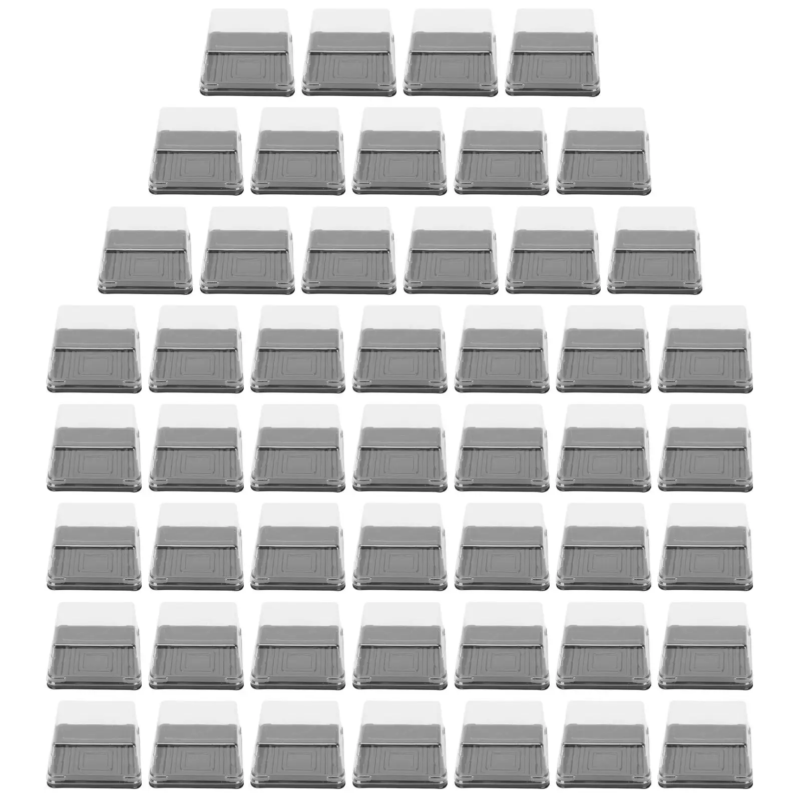 

Blister Boxes Transparent Plastic Dessert Containers Sealed Lid Home Store Reusable Premium Material Food Packaging